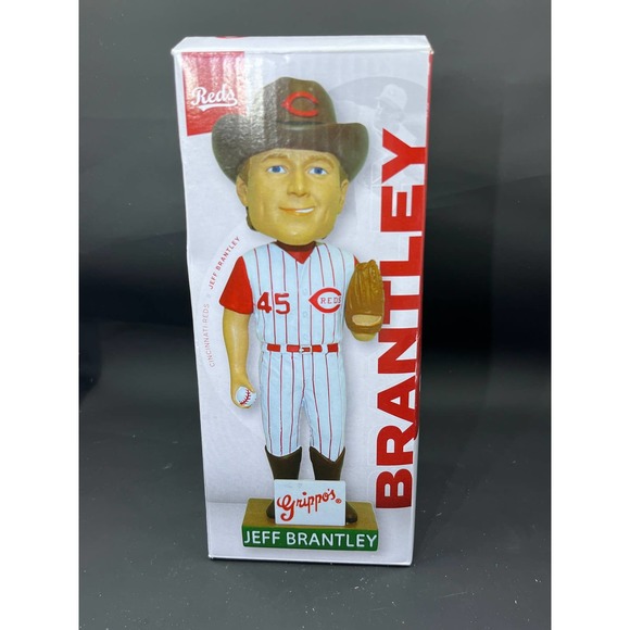 2022 Cincinnati Reds Jeff Brantley Cowboy Bobblehead - Picture 1 of 13